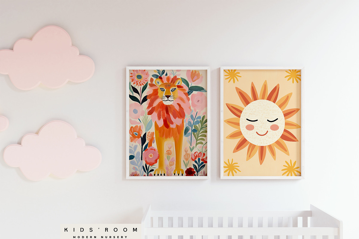 KIDS' ROOM PRINTS GALLERY, a Background Graphic by Lana Elanor (Photo 5 of 10)