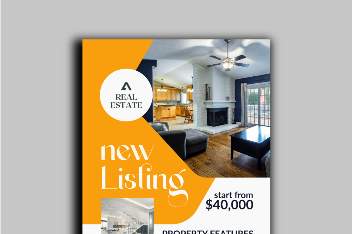 Real Estate House Flyers, a Flyer Template by RAHMAT (Photo 2 of 3)