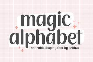 Magic Alphabet - Handwritten Font, a Handwritten Font by Keithzo