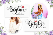 Gheysha, a Script Font by IM Studio (Thumbnail 6 of 10)