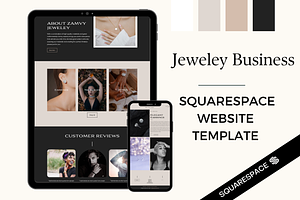 Jewellery Squarespace Template 7.1