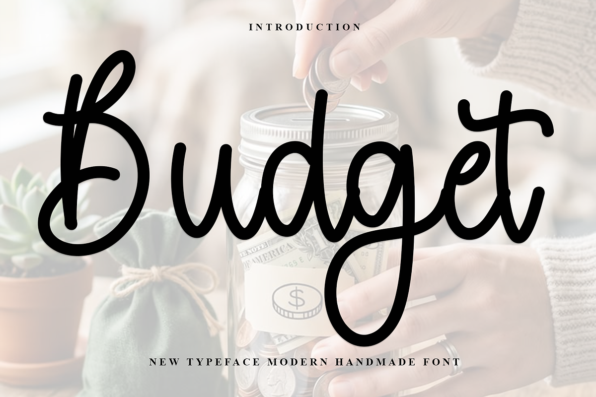 Budget, a Handwritten Font by InermediaSTUDIO (Photo 1 of 7)