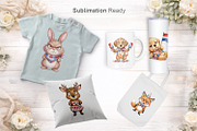 Funny Patriotic Animal PNG, an Illustration by Artnoy (Thumbnail 7 of 8)