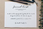 Journal Script | A Signature Font, a Handwritten Font by Hustle Supply Co. (Thumbnail 2 of 7)