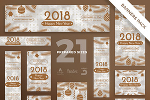 Banners Pack Happy New Year