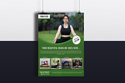 Yoga Flyer Template, a Flyer Template by retrographix (Thumbnail 4 of 4)