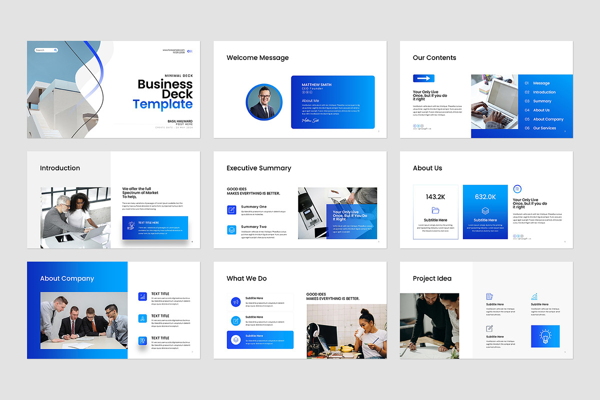 Modern Investor Pitch Deck preview 6