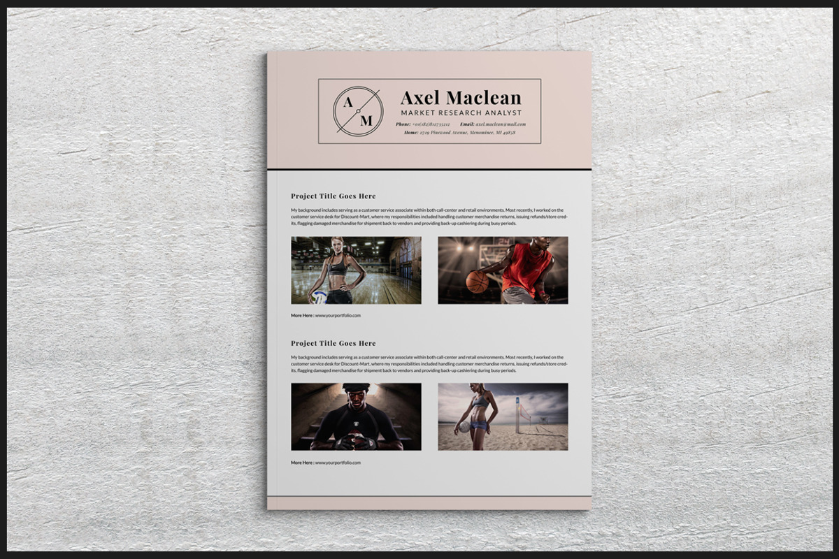 Transitional Two Pages Resume Pack, a Resume Template by SNIPESCIENTIST (Photo 4 of 4)