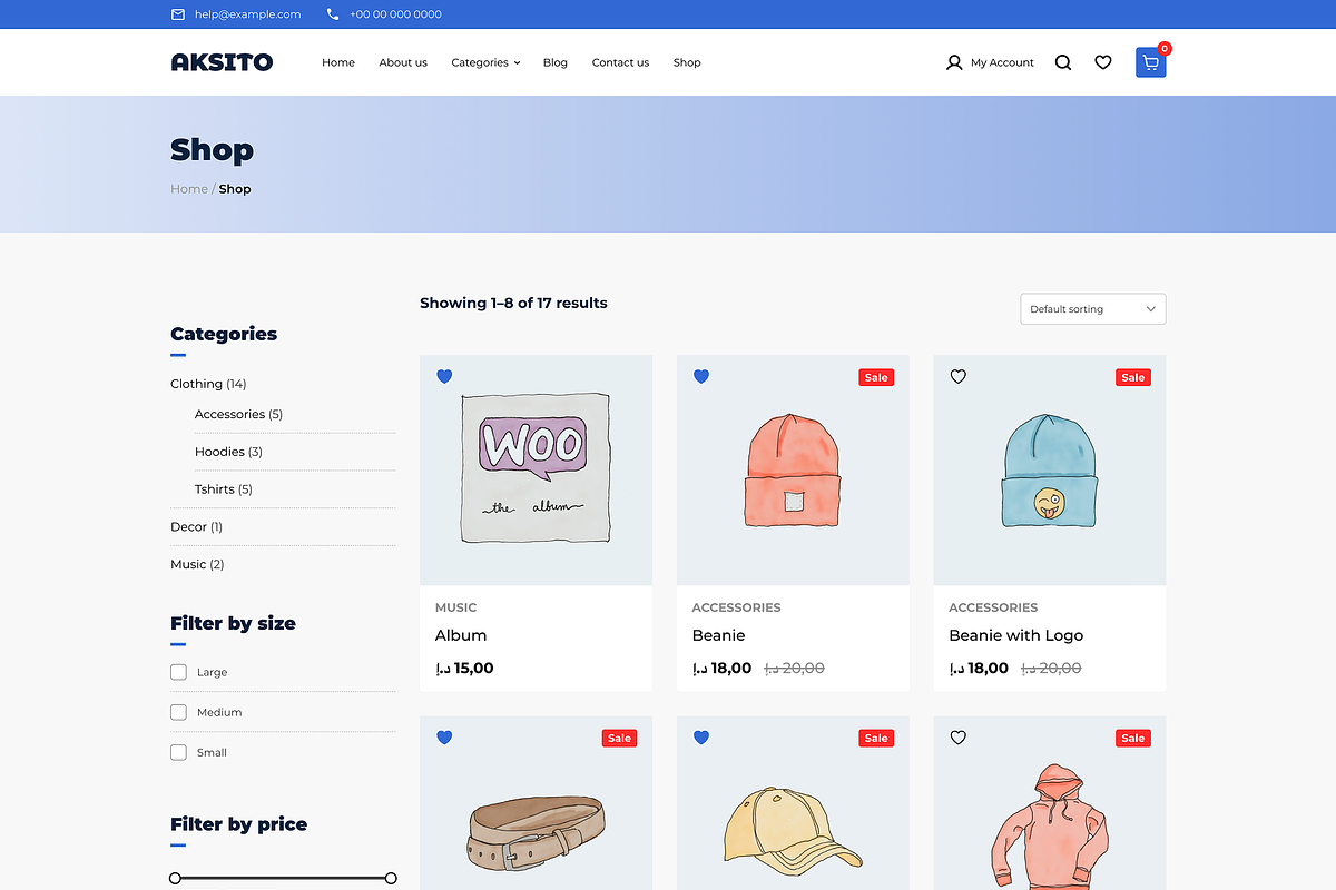 Aksito - Woocommerce Wordpress Theme, a WordPress Template by Sami Themes (Photo 2 of 6)