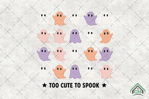 Pastel Ghost PNG, an Illustration by Craft Nest