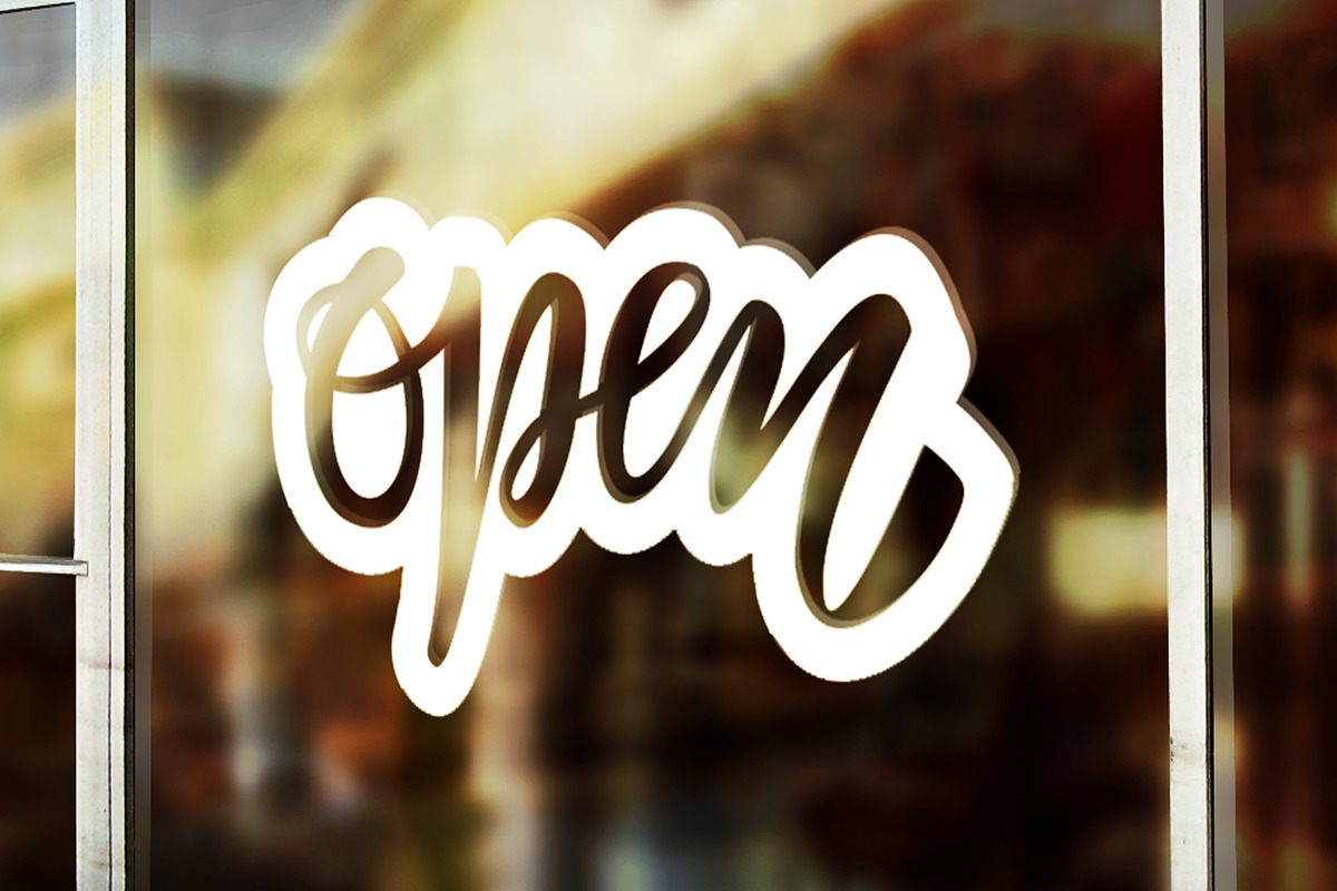 Open & Closed Vector Lettering Set, an Illustration by Malena (Photo 3 of 4)
