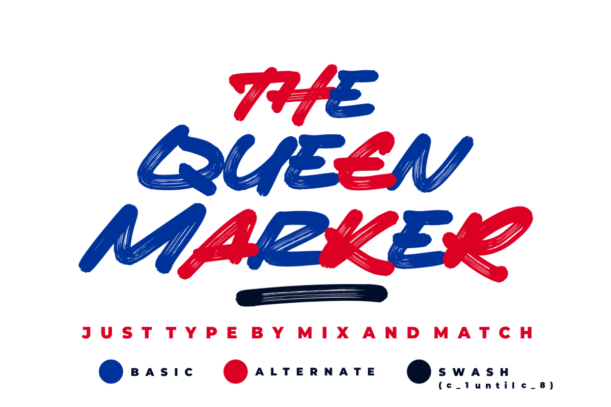 The Queen Marker • A Marker Font, a Script Font by azetypestudios.com (Photo 5 of 22)