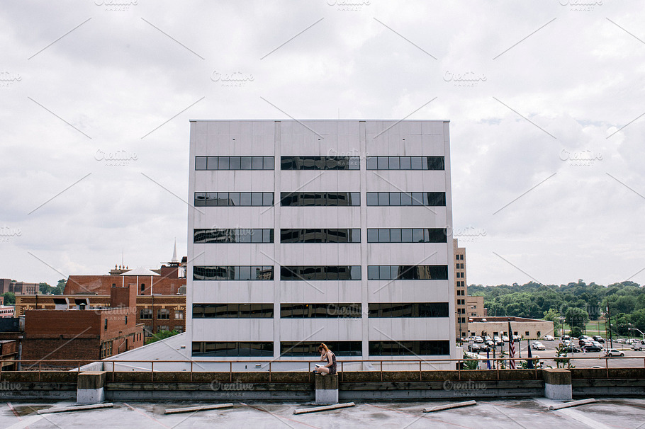 Rooftop Reading Stock Photo Containing Shreveport And Louisiana