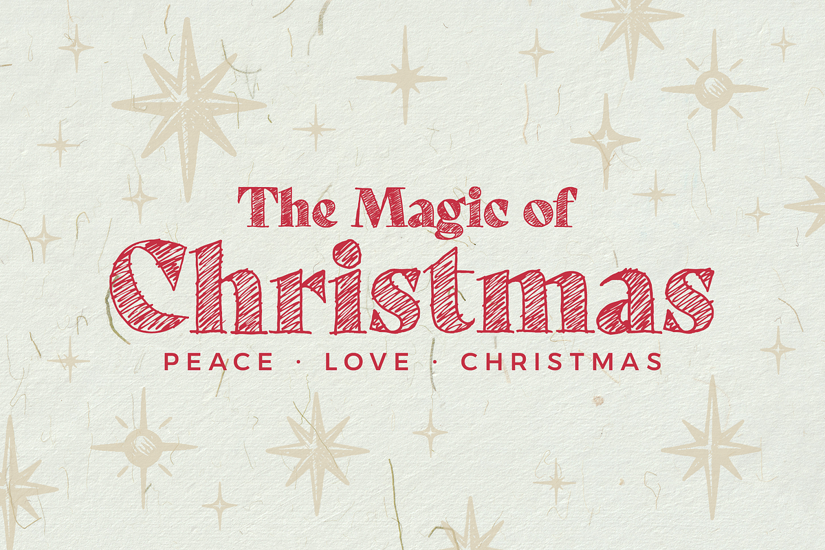 Holiday Sketch Font Duo, a Handwritten Font by Headfonts (Photo 4 of 9)
