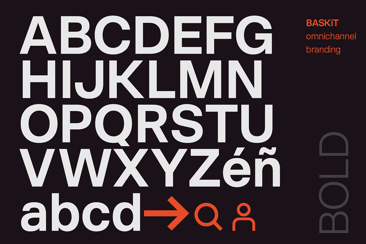 BASKiT e-Commerce Branding Font, a Sans Serif Font by MOMI - Designer Fonts (Photo 12 of 14)