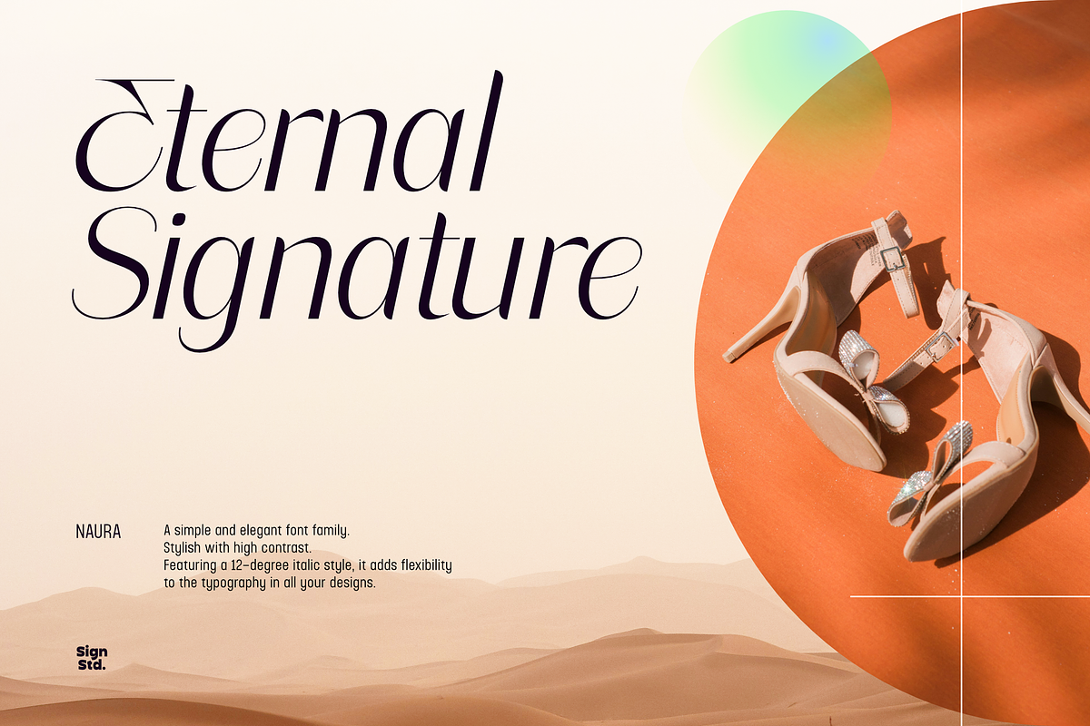 Naura, a Sans Serif Font by Sign Studio (Photo 3 of 11)