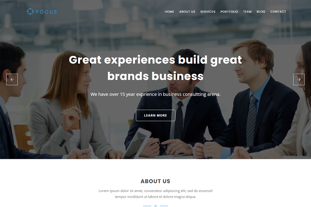 Finance Consulting Business Website, a HTML Template by Themeplaza (Photo 3 of 3)