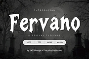 Fervano | Gothic Display Font, a Handwritten Font by Everyday Perfection (Thumbnail 1 of 5)
