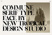 Commune - Modern Serif Font, a Serif Font by Tropical Type (Thumbnail 6 of 11)