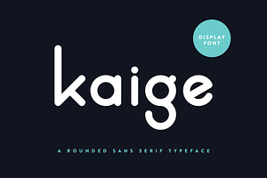 KAIGE | Display Font