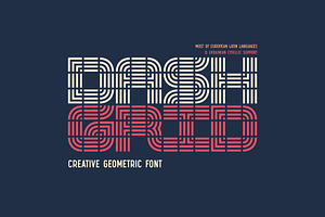 Dash Grid Font