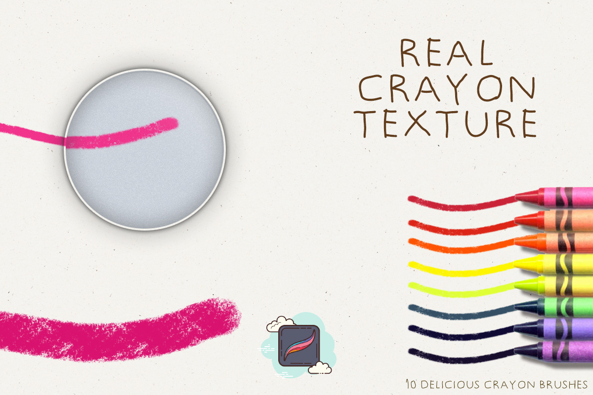 The Procreate Crayon Box, a Brush Add-On by Just Bia (Photo 3 of 5)