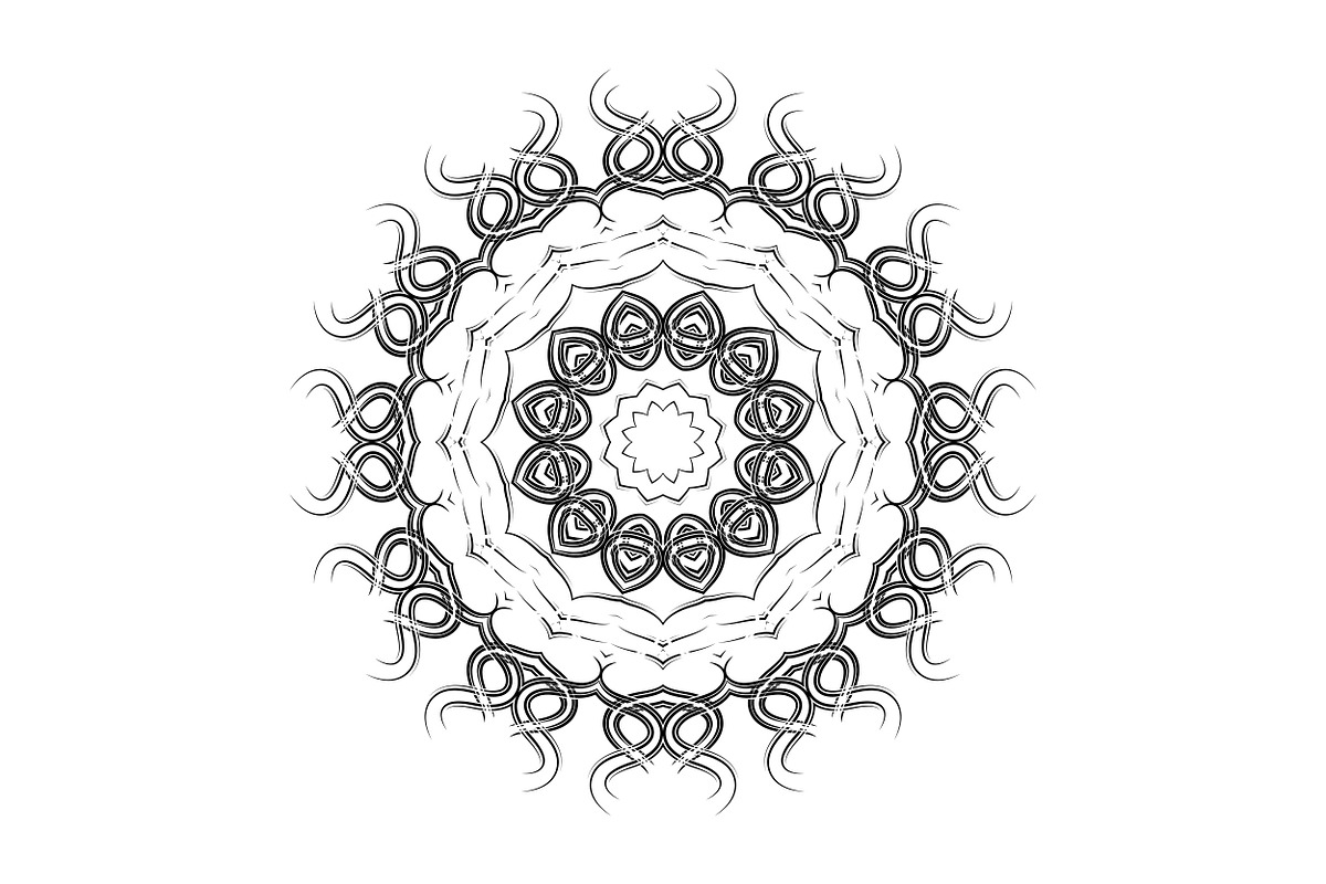 Handcrafted Mandala Design Pack, a Pattern Graphic by NJ Himel (Photo 28 of 30)