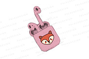 Cute Kawaii Animal Heads Characters, an Animal Illustration by Palau (Thumbnail 4 of 12)