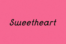 Sweetheart | Handmade Italic Font