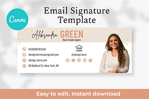 Real Estate Email Signature Template