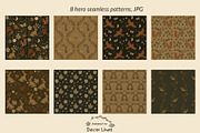 Woodland Seamless Pattern Bundle, a Pattern Graphic by Decor Lines (Thumbnail 3 of 8)