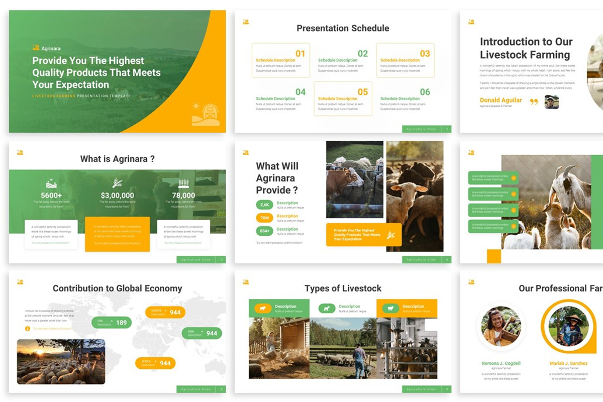 Agrinara - Livestock Keynote, a Presentation Template by SlideFactory (Photo 2 of 4)