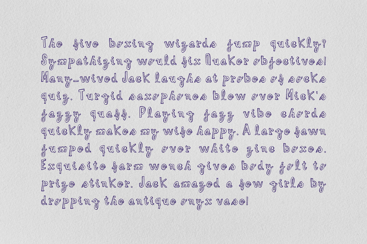 Funlet Typeface preview 3