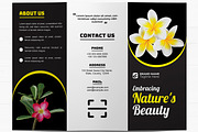 Flowers Trifold Brochure Layout, a Brochure Template by MightyDesign (Thumbnail 2 of 7)