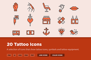 20 Tattoo Icons