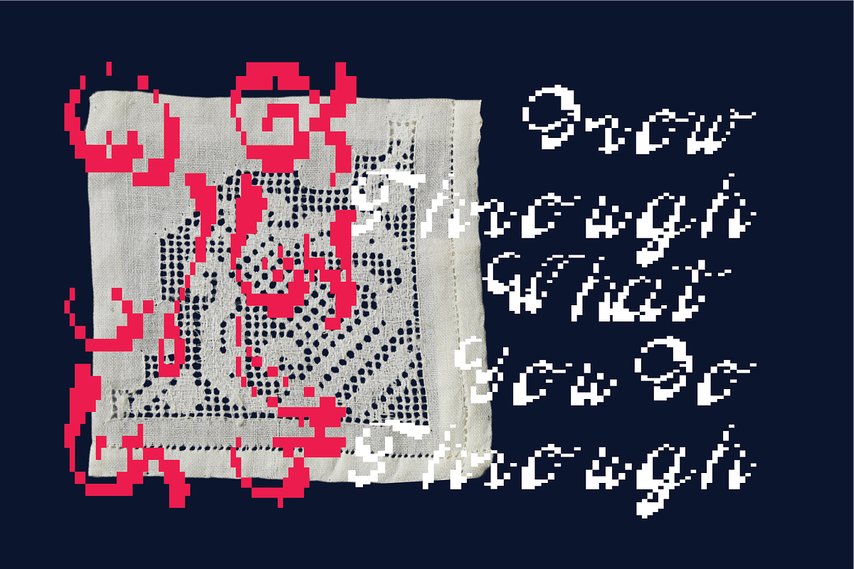 Needle | A Embroidery Font, a Handwritten Font by Berdansabersama (Photo 6 of 9)