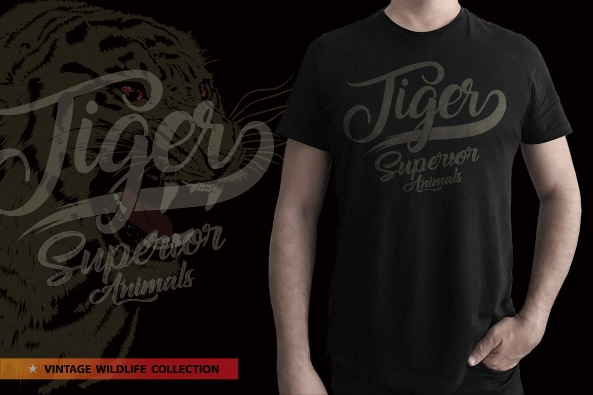 Tiger - Vector illustration, an Animal Illustration by Artistic & Unique (Photo 8 of 10)