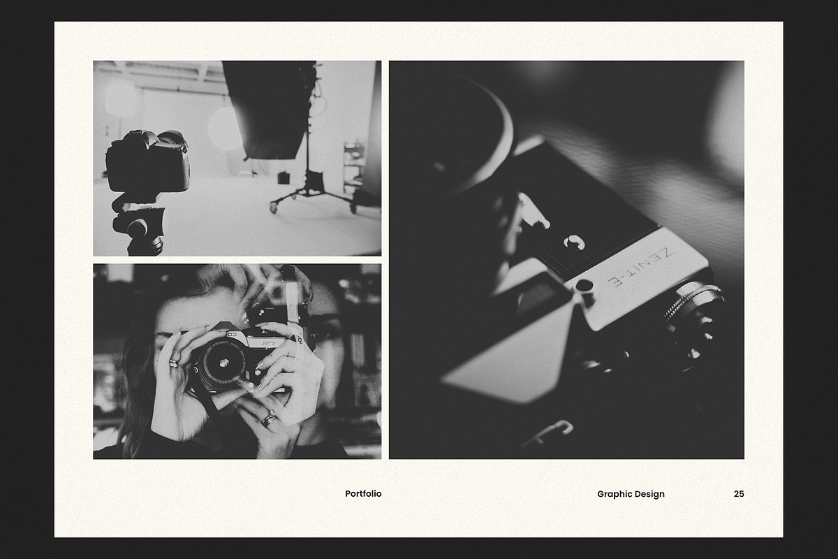 Graphic Design Portfolio Template, a Brochure Template by Studio Monova (Photo 10 of 12)
