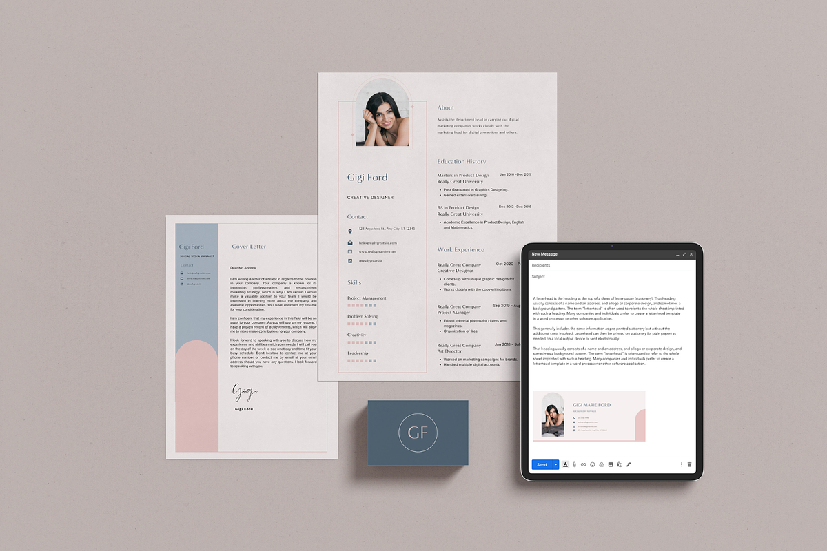 Gigi Canva Logo & Brand Identity Kit, a Templates & Theme by Amado Brand Design Studio (Photo 5 of 6)