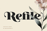 Refile || Vintage Display Serif, a Serif Font by BrandSemut (Thumbnail 1 of 10)
