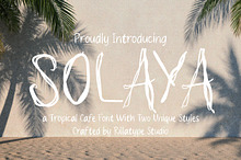 Solaya – Dual-Style Tropical Font