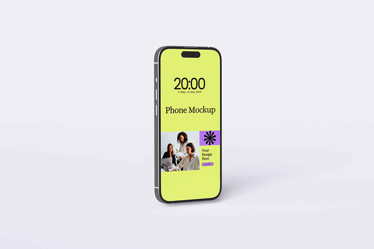 iPhone Mockup, an iPhone Mockup by seramoe (Photo 5 of 5)