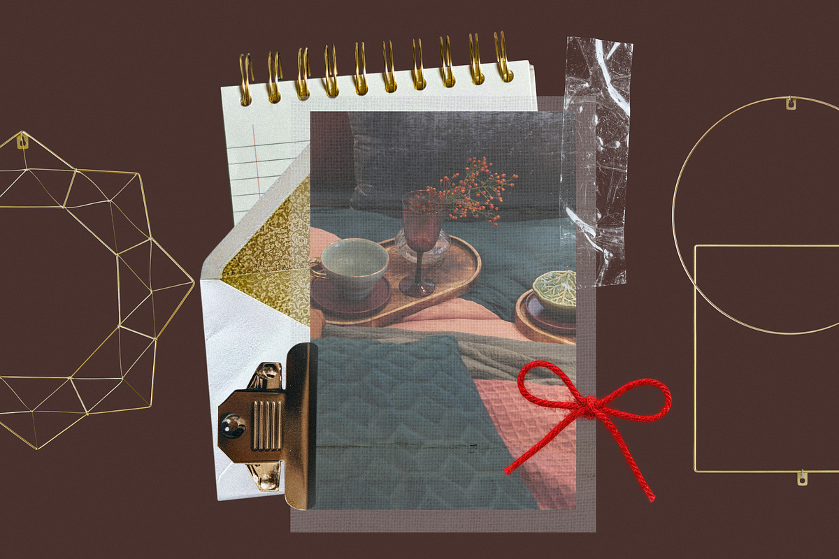 Stationery collage kit OVERLAYS, an Object Graphic by Anzhelika (Photo 8 of 10)