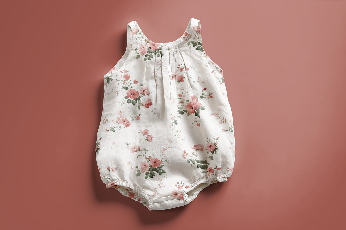 Summer Baby Bodysuit Mockup PSD, a Shirt Mockup by 1001 mockups (Photo 3 of 9)