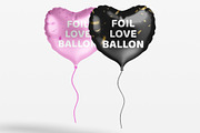 Heart Foil Balloon Mockup, a Product Mockup by SLAB! Design (Thumbnail 4 of 7)
