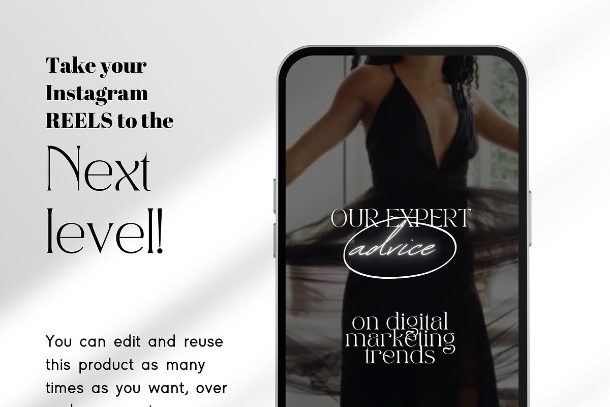 Faceless Instagram Video Reels, a Social Media Template by design4social (Photo 5 of 8)