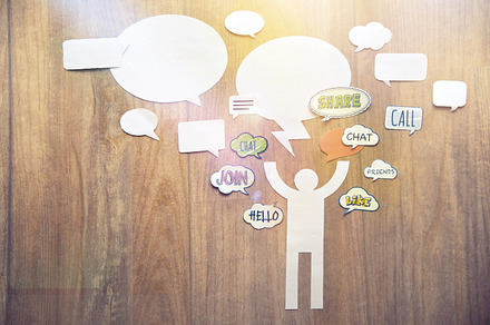 Internet communication, a Business Photo by PureSolution