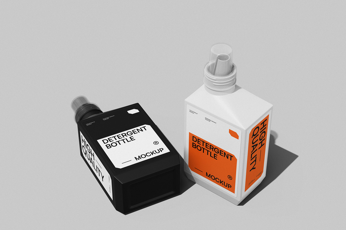 Detergent Bottle Mockup, a Packaging Mockup by Brand Earth (Photo 3 of 4)