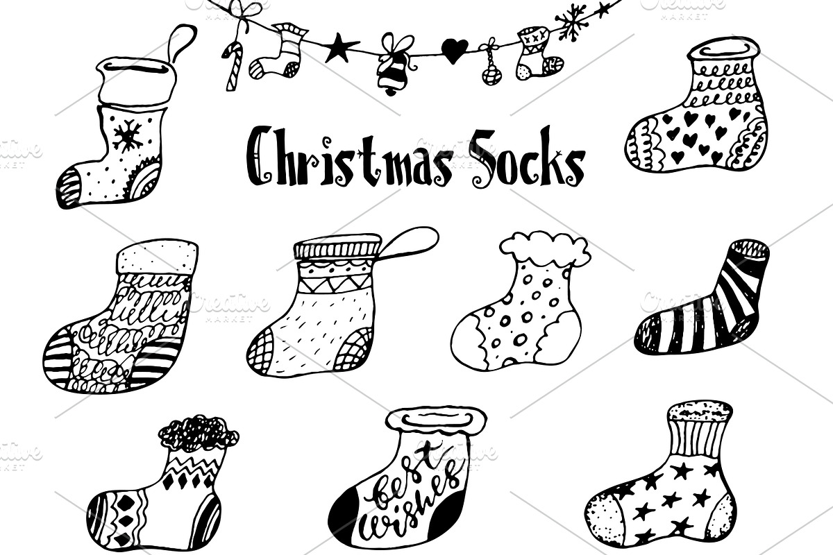 Christmas Procreate Stamp Brushes, a Brush Add-On by OlgaRom (Photo 12 of 16)