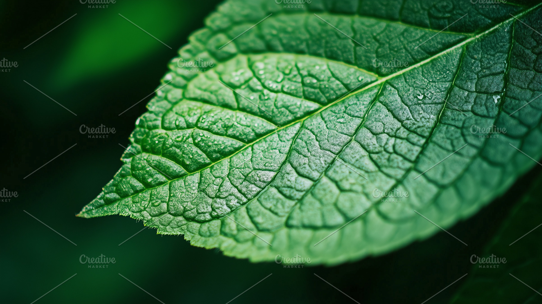 Spring green leaf texture, a Nature Photo by MistyDay